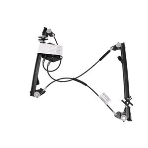 Window Regulators, Front Left Electric Window Regulator Mechanism (without motor) for BMW 1 (E81, E87),  2004 2012, 4 Door Models, One Touch/AntiPinch Version, holds a motor with 6 or more pins, AC Rolcar