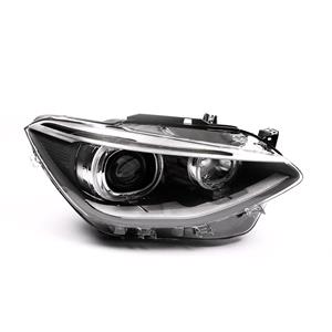 Lights, Right Headlamp (Bi Xenon, Takes D1S Bulb, With LED Daytime Running Light, Without Bending Light, With Motor, Original Equipment) for BMW 1 Series 5 Door 2012 2015, 