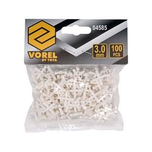 Tile Spacers, Tile crosses with grip U3,0mm, VOREL