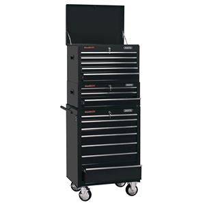 Tool Cabinets and Tool Chests, Draper 26 inch Combination Roller Cabinet and Tool Chest 15 Drawer   , Draper