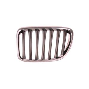 Grilles, BMW X1 E84 2009 2012 LH (Passenger Side) Front Bumper Grille, Matte Black, With Chrome Surround, 