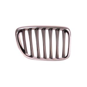 Grilles, BMW X1 E84 2009 2012 RH (Drivers Side) Front Bumper Grille, Matte Black, With Chrome Surround, 