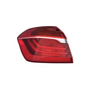 Lights, Left Rear Lamp (Outer, On Quarter Panel, Standard Bulb Type, For Vehicles With Halogen Headlamps, Supplied With Bulbholder, Original Equipment) for BMW 2 Active Tourer Van 2013 to 2018, 