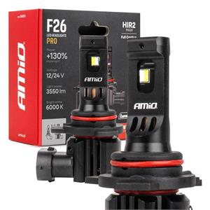 Bulbs   by Bulb Type, AMIO F26 PRO LumiTec 12 24V 68W HIR2 +130% Brighter LED Headlight Bulbs   Twin Pack, AMIO
