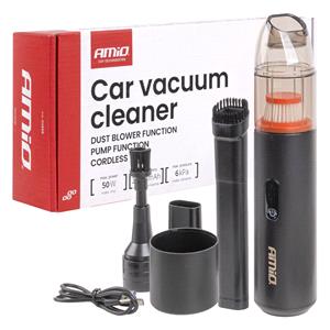 Vacuum Cleaners, Compact Car Vacuum Cleaner and Dust Blower, 6 kPa, 50W, 150ml, AMIO