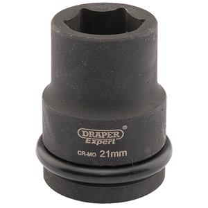 Sockets, Draper Expert 05002 21mm 3 4 inch Square Drive Hi Torq 6 Point Impact Socket, Draper