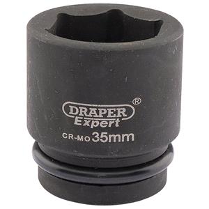 Sockets, Draper Expert 05015 35mm 3 4 inch Square Drive Hi Torq 6 Point Impact Socket, Draper