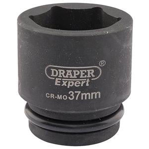 Sockets, Draper Expert 05017 37mm 3 4 inch Square Drive Hi Torq 6 Point Impact Socket, Draper