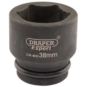 Sockets, Draper Expert 05018 38mm 3 4 inch Square Drive Hi Torq 6 Point Impact Socket, Draper