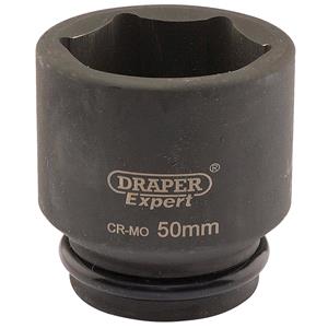 Sockets, Draper Expert 05032 50mm 3 4 inch Square Drive Hi Torq 6 Point Impact Socket, Draper