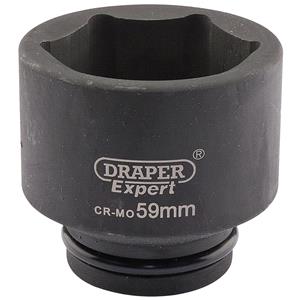 Sockets, Draper Expert 05040 59mm 3 4 inch Square Drive Hi Torq 6 Point Impact Socket, Draper