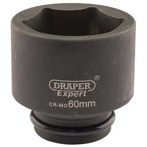 Sockets, Draper Expert 05041 60mm 3 4 inch Square Drive Hi Torq 6 Point Impact Socket, Draper