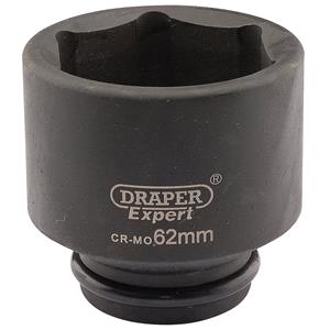 Sockets, Draper Expert 05042 62mm 3 4 inch Square Drive Hi Torq 6 Point Impact Socket, Draper