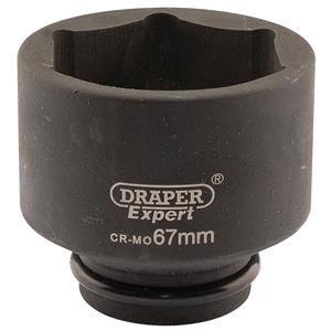 Sockets, Draper Expert 05044 67mm 3 4 inch Square Drive Hi Torq 6 Point Impact Socket, Draper