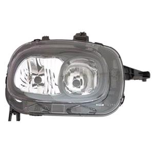 Lights, Right Headlamp (Takes H7 / H7 Bulbs, Supplied With Bulbs & Motor, Original Equipment) for Citroen C3 III 2016 on, 