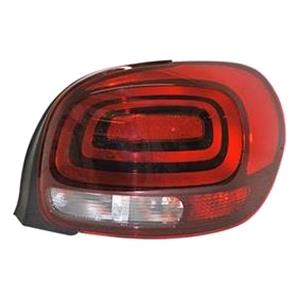 Lights, Right Rear Lamp (Outer, On Quarter Panel, Supplied Without Bulbholder, Original Equipment) for Citroen C3 III 2016 on, 