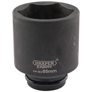 Sockets, Draper Expert 05090 65mm 3 4 inch Square Drive Hi Torq 6 Point Deep Impact Socket, Draper