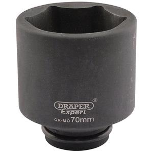 Sockets, Draper Expert 05091 70mm 3 4 inch Square Drive Hi Torq 6 Point Deep Impact Socket, Draper