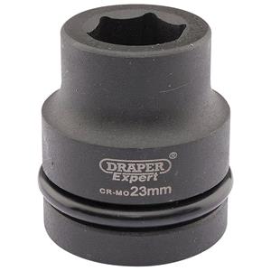 Sockets, Draper Expert 05104 23mm 1 inch Square Drive Hi Torq 6 Point Impact Socket, Draper