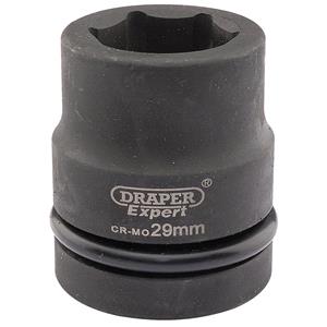 Sockets, Draper Expert 05110 29mm 1 inch Square Drive Hi Torq 6 Point Impact Socket, Draper