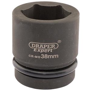 Sockets, Draper Expert 05118 38mm 1 inch Square Drive Hi Torq 6 Point Impact Socket, Draper