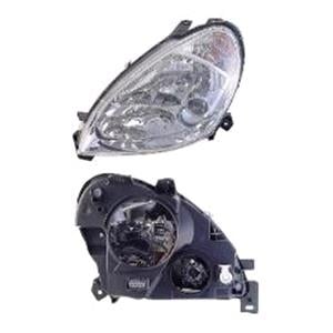 Lights, Left Headlamp (Halogen, With Fog Lamp, Takes H1/H1/H7 Bulbs, Original Equipment) for Citroen XSARA Coupe 2000 2003, 