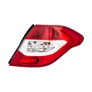 Lights, Right Rear Lamp (Outer, On Quarter Panel, Supplied With Bulbholder, Original Equipment) for Citroen C4 II Hatchback 2010 to 2014, 