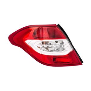 Lights, Left Rear Lamp (Outer, On Quarter Panel, Supplied With Bulbholder, Original Equipment) for Citroen C4 II Hatchback 2010 to 2014, 