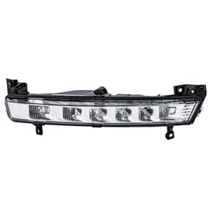 Lights, Right Daytime Running Lamp (DRL, LED, In Front Bumper, Original Equipment) for Citroen C4 Picasso 2011 to 2013, 
