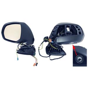 Wing Mirrors, Left Wing Mirror (electric, heated, puddle lamp, power fold, without covers & indicator) for C4 Grand Picasso, 2007 2013, 