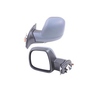 Wing Mirrors, Left Wing Mirror (electric, heated, primed cover) for Peugeot PARTNER van, 2012 2018, 
