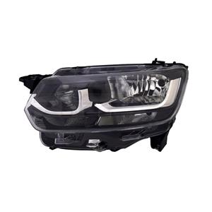 Lights, Left Headlamp (Halogen, Takes H7 / H1 Bulbs, With Standard Bulb Daytime Running Light, Supplied With Bulbs & Motor, Original Equipment) for Toyota PROACE CITY Box 2019 to 2023, 