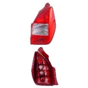 Lights, Right Rear Lamp (Clear Indicator & Reversing Lamp, Supplied Without Bulb Holder) for Citroen C2 2005 on, 