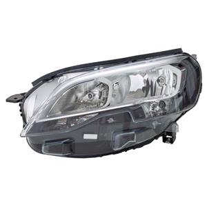 Lights, Left Headlamp (Halogen, Takes H7 / H1 Bulbs, Supplied With Motor & Bulbs, Original Equipment) for Peugeot EXPERT 2016 on, 