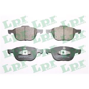 Brake Pads, LPR Front Brake Pads (Full set for Front Axle)   05P1190, LPR
