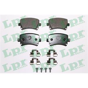 Brake Pads, LPR Rear Brake Pads (Full set for Rear Axle), LPR