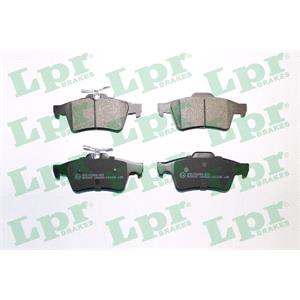 Brake Pads, LPR Rear Brake Pads (Full set for Rear Axle)   05P1236, LPR