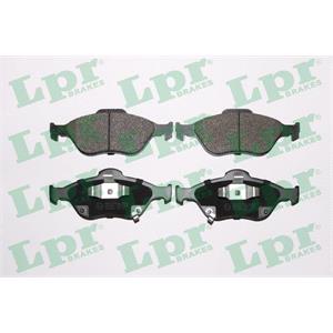 Brake Pads, LPR Front Brake Pads (Full set for Front Axle), LPR