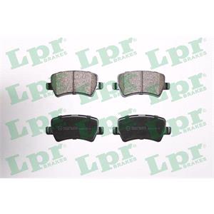 Brake Pads, LPR Rear Brake Pads (Full set for Rear Axle)   05P1474, LPR
