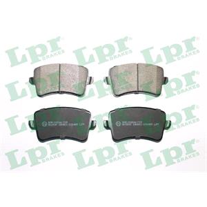 Brake Pads, LPR Rear Brake Pads (Full set for Rear Axle), LPR