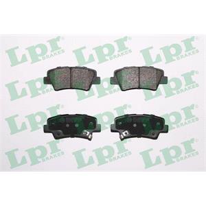 Brake Pads, LPR Rear Brake Pads (Full set for Rear Axle), LPR