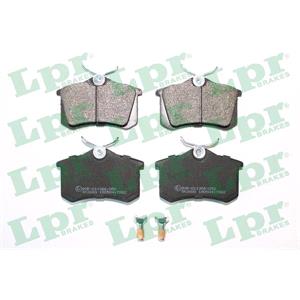 Brake Pads, LPR Rear Brake Pads (Full set for Rear Axle), LPR