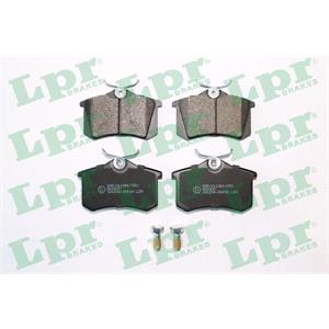 Brake Pads, LPR Rear Brake Pads (Full set for Rear Axle), LPR