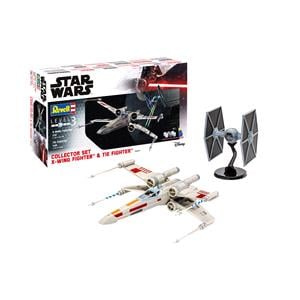 Gifts, Revell Star Wars Gift Set - X-Wing Fighter & TIE Fighter Model Set, Revell