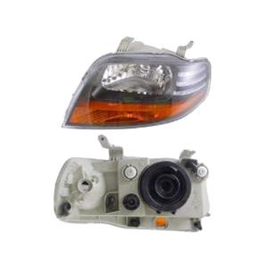 Lights, Left Headlamp (Halogen, Takes H4 Bulb. With Load Level Adjustment, Supplied Without Motor) for Holden Barina TK Hatchback 2002 2008, 