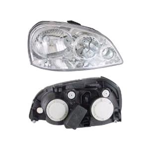 Lights, Right Headlamp (Halogen, Takes H1/ H7 Bulbs, Supplied With Motor) for Daewoo NUBIRA Wagon 2003 on, 