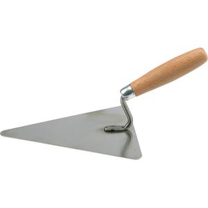 Hardware, TRIANGULAR TROWEL, SS STEEL, 180MM, VOREL