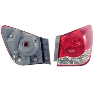 Lights, Right Rear Lamp (Outer, On Quarter Panel, Supplied Without Bulbholders, Saloon Only) for Chevrolet CRUZE 2010 on, 