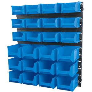 Storage boxes, Draper 06798 24 Bin Wall Storage unit (Small Medium Bins), Draper