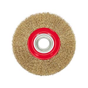 Wire Brushes, CIRCULAR BRUSH 125MM, CRIMPED WIRE, VOREL